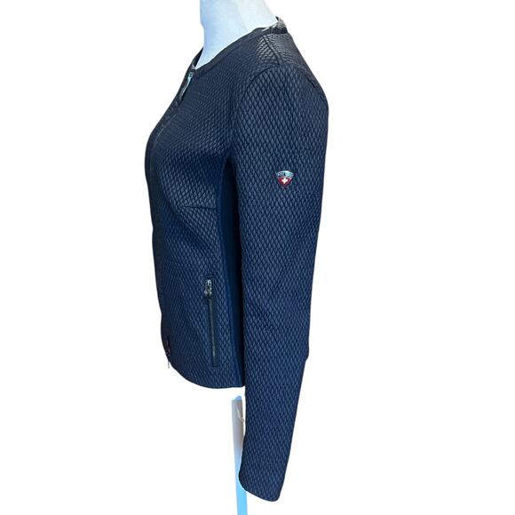 Postcard Black Fitted Women's Ski Jacket/Moto Style US 8 / 44 - Picture 2 of 11